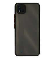 Realme C11 2021 Kılıf Montreal Silikon Kapak - Siyah