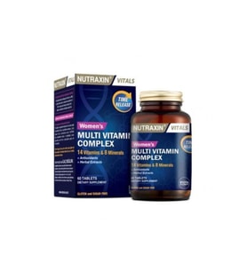 Nutraxin Multivitamin Kadın - Multivitamin & Mineral Complex 60 Tablet