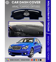 MERCEDES C CLASS W203 (2000-2007) Torpido Örtüsü Premium Kalite Torpido Koruma Özel Kesim UV Koruma