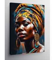 Kanvas Tablo Afrikalı Kadın
