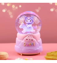 Kuromi İçi Dönmeli Püskürtmeli Işıklı Müzikli Kar Küresi Büyük Boy Model 1