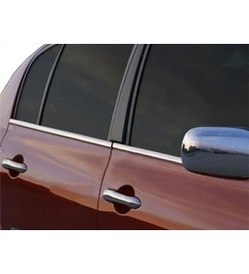 Renault Megane Uyumlu 2 Hatchback Cam Çıtası 4 Parça Krom 2003-2008
