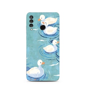 Huawei P30 Lite Uyumlu Baskılı Yumuşak Silikon Şeffaf Telefon Kılıfı