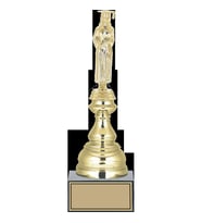 ODAK KUPA - Figürlü Kupalar - Mezuniyet Kadın Figürlü Kupalar FG-023 B - 31 cm
