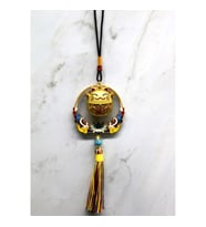 Renkli Püsküllü Şans Kedisi Feng Shui Askılık