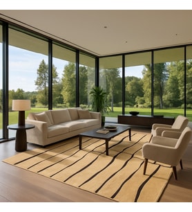 Agkhome Kuzu Kürkü Jungle Parça Halı 200X180 Cm