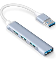 Diperla Metal Slim USB 3.0 4 port 3.0 Slim Usb Çoğaltıcı 4 Port ile Uyumlu Çoklayıcı