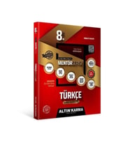 Altın Karma Yayınları 8.Sınıf Türkçe Mentör Etkinlikli Soru Bankası