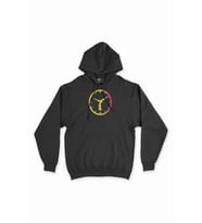 Yogo Saati Siyah Sweatshirt Hoodie