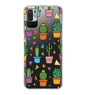 PrintiFy Xiaomi Redmi 10 5G ile Uyumlu 1mm Slim Fit Water Color 4 Baskılı Şeffaf  Kılıf