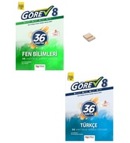 Nitelik 8. Sınıf 2027 LGS Görev Fen Bilimleri ve Türkçe Haftalık Föyler + Telefon Standı