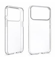Coverzone iPhone 17 Pro ?le Uyumlu K?l?f Crystal Clear ?nce Sararma Yapmayan Logo G�steren Tu?lara Rahat Eri?im Sert Plastik ?effaf ?phone 17 Pro ?le Uyumlu K?l?f (iPhone 17 Pro)