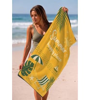 Valerine Life Plaj Havlusu 70x140cm Havuz Spa Sauna Spor Pamuklu Emici Summer Happy Place