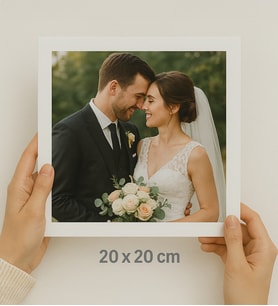 20x20 - 6 Adet  Fotoğraf Baskı FUJİFİLM KART (Banyolu Sistem Solmaz Baskı)
