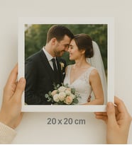 20x20 - 6 Adet  Fotoğraf Baskı FUJİFİLM KART (Banyolu Sistem Solmaz Baskı)