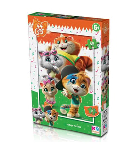 Ks Games Puzzle 50 Parça 44 Cats Puzzle CAT 709