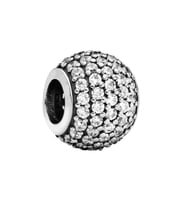 Nur Silver Işıltılı Gümüş Charm NUR-BL12493