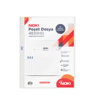 Noki HD Poşet Dosya 100'lü 50 Yaprak Kapasiteli