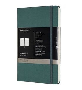 Moleskine Sert Kapak Pro Defter Orman Yeşili (Çizgili - 13x21)