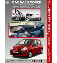 RENAULT MODUS (2004-2012) Torpido Örtüsü Ön Göğüs Koruma Torpido Koruma Tam Uyum Çatlamayı Önler