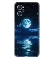 9i Kılıf Resimli Desenli Baskılı Silikon Night Moon 1133