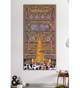 Kabe kapısı, dekoratif kanvas tablo