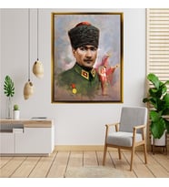 ÇERÇEVELİ ATATÜRK TABLO S626