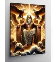 Kanvas Tablo Zeus Ve Kartallar