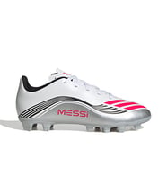 adidas F50 Messi Club Fg/Mg J Çocuk Çoklu Çim Zemin Kramponu JP7457 Beyaz