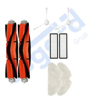 Dreame F9 PRO Uyumlu 2 Ana Fırça 2 Yan Fırça 2 Filtre 2 Mop PKT-iasgf0000263