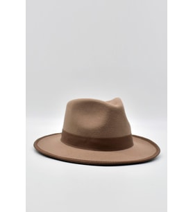 Vintage Erkek Fedora Fötr Şapka Panama İngiliz Trilby Kasket Bej