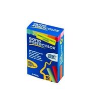 Robercolor Tebeşir Yuvarlak Tozsuz 10 Lu Karışık Renk (10 Paket)