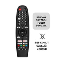 (SES KOMUTSUZ) STRONG WHALE OS-SUNGATE-FOBEM-SKYTECH LCD LED TV KUMANDASI