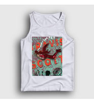 Presmono Unisex Beyaz Fly Astroworld Travis Scott Atlet 42447tt
