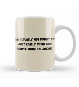 Sarcasm Funny Comment Quotes Gift   Sarcastic    And Men Humorous Saying Kupa Bardak Porselen