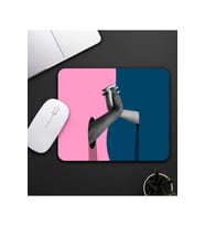 Pemvbe Ve Mavi Renk El Ele Tutuşan Motifli Mouse Pad 23x19cm Fare Altlığı Kaydırmaz Taban De592