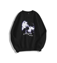 Trendiz Unisex Embryo by Bisiklet Yaka Sweatshirt Siyah