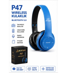 P47 KAFA ÜSTÜ BLUETOOTH KULAKLIK