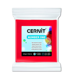Cernit Number One Polimer Kil 250 gr 400 RED 