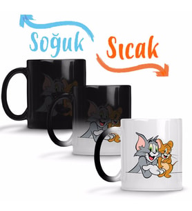 Tom Ve Jerry Sihirli Kupa Bardak Porselen