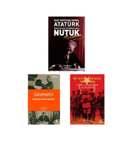 Nutuk - Geometri - Zabit Ve Kumandan Ile Hasbihal (atatürk'ün Yazdığı 3 Kitap Set )