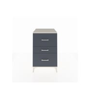 Kronos Komodin 3 Çekmeceli 60x59x96 Aytaşı-Antrasit