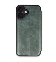 Iphone 16 Kılıf Flip Cover - Koyu Yeşil