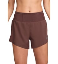 Nike Dri-Fit Brief-Lined Trail Running Short Fermuar Cepli Reflektörlü Slip Astarlı Kadın Koşu Şortu Kahverengi