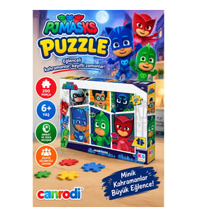 PJM113 KS PJ Masks / 200 Parça Puzzle