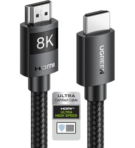 HDMI 2.1 Kablo 3D eARC HDCP 2.2/2.3 PC için PS5/PS4 Soundbar HDTV(5m)