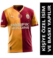 Galatasaray Forması 5 Yıldızlı 2025/2026 Yeni Sezon KİŞİYE ÖZEL İSİMLİ VE NUMARA BASKILI Yetişkin Futbol Forması Hediye (Sarı-Kırmızı)