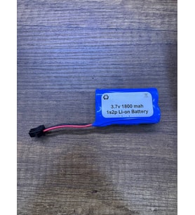 Uzaktan Kumandalı Araba Pili – 3.7V 1800 mAh Yüksek Kapasiteli Batarya- Şarj Edilebilir Oyuncak Pili (Siyah Soket)