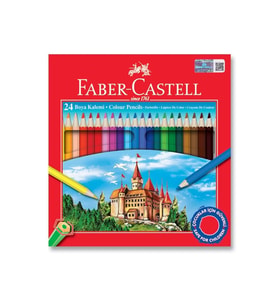 FABER CASTELL REDLINE TAM BOY 24'LÜ KURU BOYA