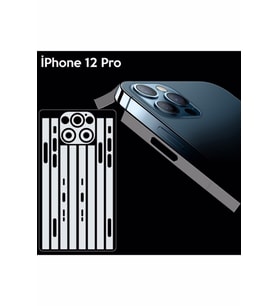 Iphone 12 Pro 6.1 Hidrojel Hayalet Yan Alt Üst Kamera Kaplama Film Şeffaf (Renksiz)